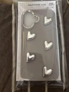 スリコ　メタルハートスマホケース iPhone16用