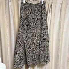 マーメイドスカート　レオパード