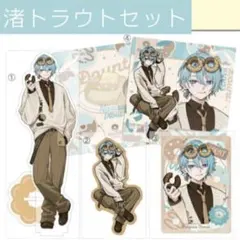にじさんじ　渚トラウト　アクスタ　ステッカー　カード