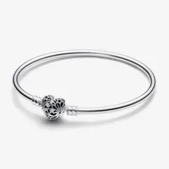 PANDORA パンドラ ハートパヴェ ブレスレット サイズ19cm - メルカリ