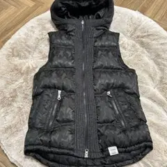 私*ー様 AZULby moussy ダウン　ベスト　フード　y2k グランジ