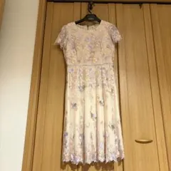 新品◎ローズティアラ ジュエル／フラワー×レース 華やかワンピース