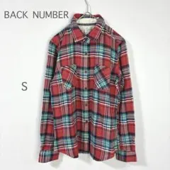 【バックナンバー】チェックシャツ S 赤 シンプル カジュアル コットン Y2K