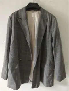 グレンチェック ジャケット 長袖