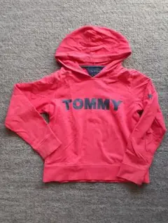 TOMMY HILFIGER 赤 パーカー サイズ7