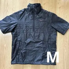 Nike Golf ウインドブレーカー M　中綿　ジップアップ半袖　黒