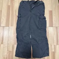 GU ダークグレー カーゴパンツ　321-350018