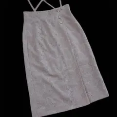 美品 プロポーションボディドレッシング ジャンパースカート レース M ￼