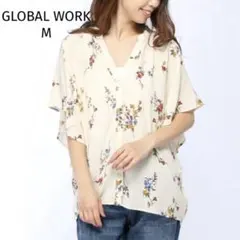 【GLOBAL WORK】 ギャザーPRTブラウス
