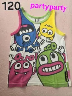 DDカラフルキャラクター ノースリーブタンクトップ 100cm PARTYPARTY カラフルキャラクタータンクトップ120 - メルカリ