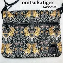 美品✨ オニツカタイガー サコッシュ ショルダー バッグ 黒