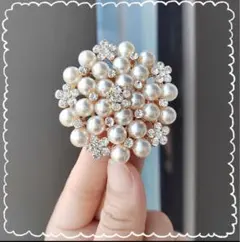 ブローチ パール バタフライ コサージュ 入学式 卒業式 フォーマル ゴールド