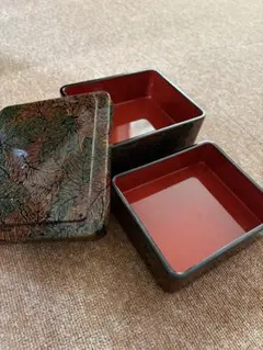 うな重箱　4個組　梨地風