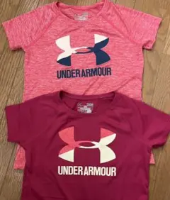 アンダーアーマー Tシャツ ピンク 150 2枚セット