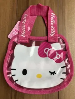 ハローキティ Hello Kitty ビニール プールバッグ ピンクのサムネイル