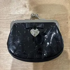 COACH ブラック コインケース