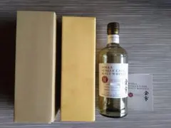 【余市】シングルカスク 北海道余市モルト10年　空き瓶 箱付き