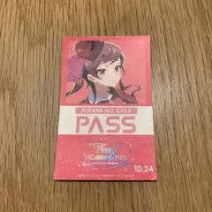 イキヅライブ ポップアップショップ スタッフパス風ステッカー 全体