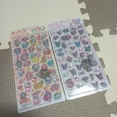 【正規品】うるちゅるポップシール★サンリオキキララキティマイメロクロミ