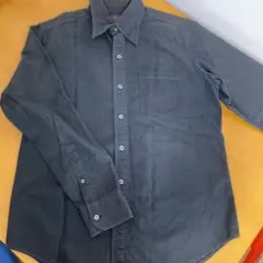 TAKEO KIKUCHI   タケオキクチ　コットンシャツ　黒　ボタンシャツ