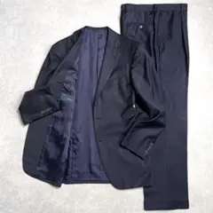 【美品】ビームスF ネイビースーツセットアップ 95