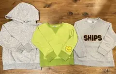 【sakura様専用】キッズ トレーナー 2点セット (グリーン, SHIPS)