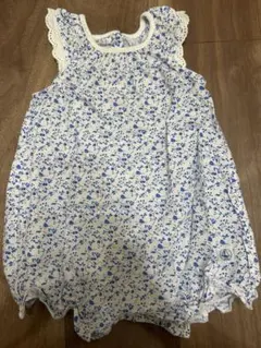 PETIT BATEAU ロンパース 12m/74cm 花柄のサムネイル