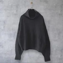 ★美品◆ユナイテッドアローズ◆ボリュームスリーブタートルネックニットプルオーバー