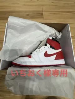 ジョーダン1 Retro High OG ホワイト/レッド 10