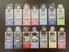 ホロライブ クリアしおりセット 14枚（チケット風デザイン）