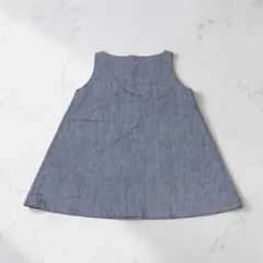 アーツアンドサイエンス ノースリーブ　カットソー　トップス　ブラウス　ブルー　麻のサムネイル