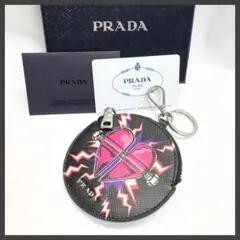 極美品✨希少　PRADA プラダ フランケンハート コインケース キーリング