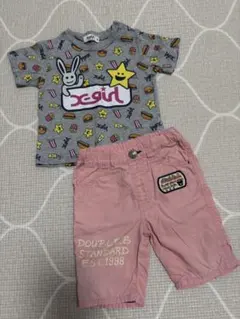 ダブルビー DOUBLE.B Ｔシャツ＆Xgailハーフパンツ