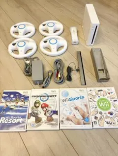 Nintendo Wii 本体 + ゲームソフト6本セット