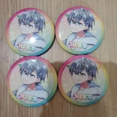 カラフルピーチヒロぷぴぱ缶バッジ