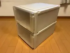 洗浄済み2個セットFits ユニット衣装ケース4025 クローゼットサイズ