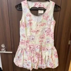 【新品未使用品】リズリサ　ミニワンピース　花柄　平成　姫ギャル　y2k