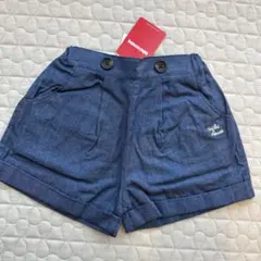 【新品タグ付き】miki house 90サイズ ショートパンツ