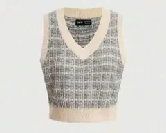 SHEIN Vネック ニットベスト