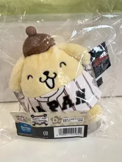 《新品未使用》タイトーくじ　侍ジャパン×サンリオキャラクターズ　ポムポムプリン