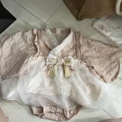 cottoli コトリ バースデイ 袴 ロンパース 70