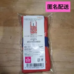 ちいかわ×サンリオキャラクターズ　エコバッグ　ステッカーパターン　オレンジ