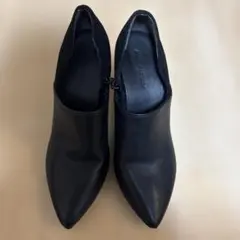AZUL by moussyブラック スエード レザー ポインテッドトゥブーツMのサムネイル
