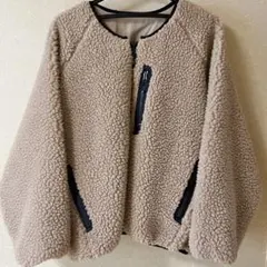 (16日まで値下げ中)リバーシブルボアフリースジャケット