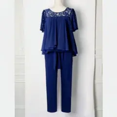 ルイルエブティック レーシースリーブパンツセットアップ S　 結婚式ドレス