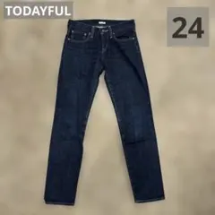 TODAYFUL トゥデイフル　インディゴ　ストレートデニム 24のサムネイル
