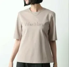 Max mara Tシャツ PETER ペーター 半袖　カットソー　ベージュ　Sのサムネイル