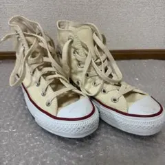 コンバース ALL STAR ハイカット 22.5cm ベージュ　レディース