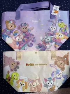 香港ディズニー Duffy and Friends ショッピングバッグS 2点