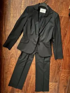ef-de エフデ　パンツスーツ　ブラック　７号